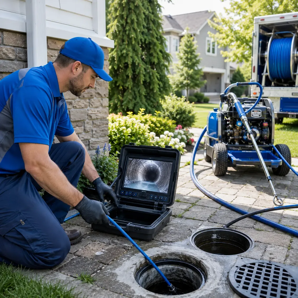 Outdoor drain cleaning professionals serving Randolph, NJ